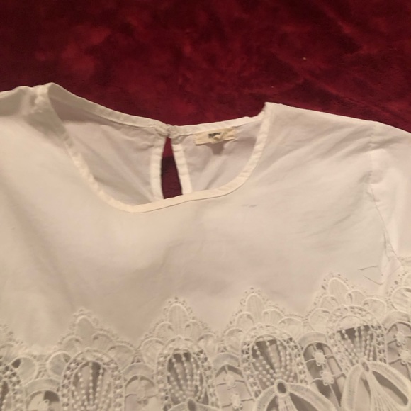 Spain B / White beautiful Dress sleeves handmade, Dress is in New condition - Picture 2 of 15